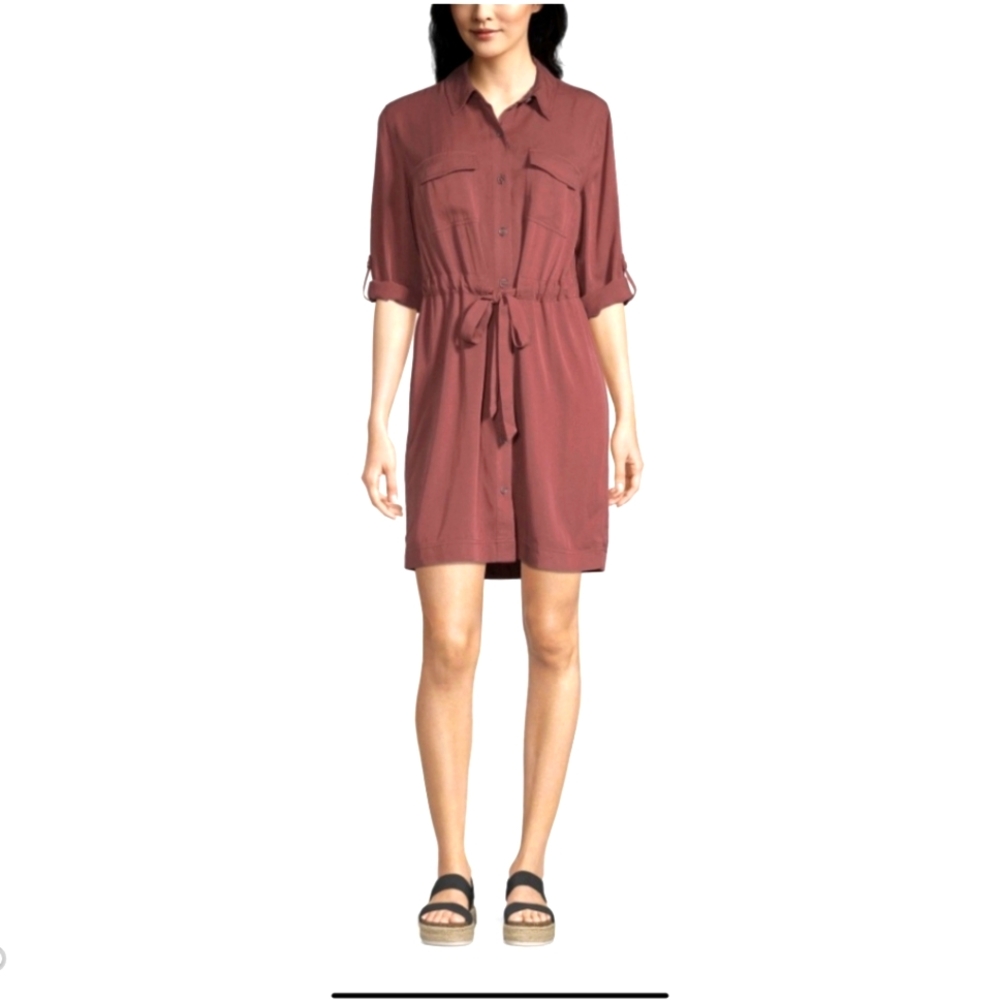 a.n.a Cargo Shirt Dress XS
